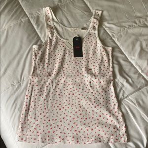 XL floral ribbed Levi’s tank top